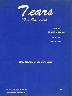 cover image of Tears (For Souvenirs)